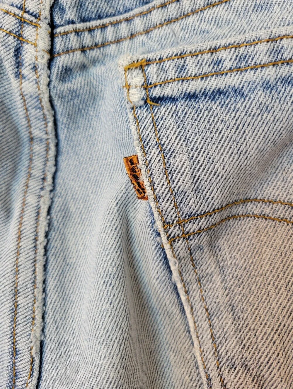 Levi's Orange Tab Vintage Straight Leg Light Wash Jeans, Size 28in